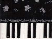 Wachstuch Krone & Klaviatur Wachstuch Krone & Klaviatur