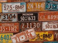 Wachstuch American Numbers Wachstuch American Numbers