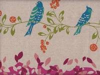 Wachstuch Echino Birdsong pink Wachstuch Echino Birdsong pink