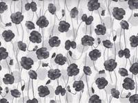 Wachstuch Poppy schwarz Wachstuch Poppy schwarz