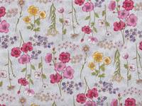 Wachstuch Blumenwiese grau Wachstuch Blumenwiese grau
