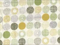 Wachstuch Nordic Round green Wachstuch Nordic Round green