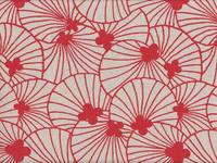 Wachstuch Shell Flower red Wachstuch Shell Flower red