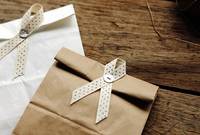 Cotton ribbon - 22 Firefly light gold Cotton ribbon - 22 Firefly light gold