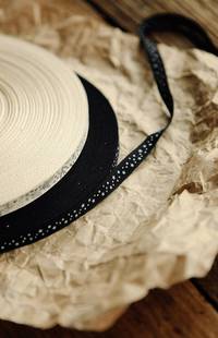 Cotton ribbon - 18 Starry Cotton ribbon - 18 Starry