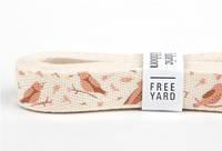 Cotton ribbon - 21 Cozy bird Cotton ribbon - 21 Cozy bird