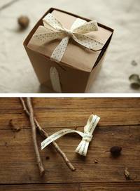 Cotton ribbon - 22 Firefly light gold Cotton ribbon - 22 Firefly light gold