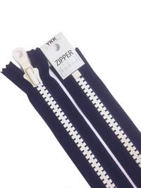 YKK Reißverschluss 40cm bicolor navy YKK Reißverschluss 40cm bicolor navy