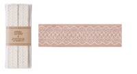 Schrägband lace pink 22mm