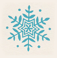 Stempel Eiskristall