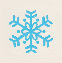 Stempel Eiskristall